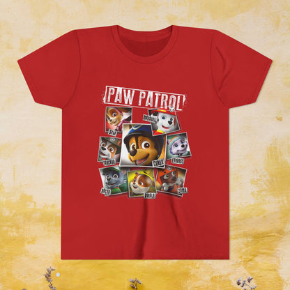 Paw Patrol T-shirt - Animation TV Series Youth Short Sleeve Tee