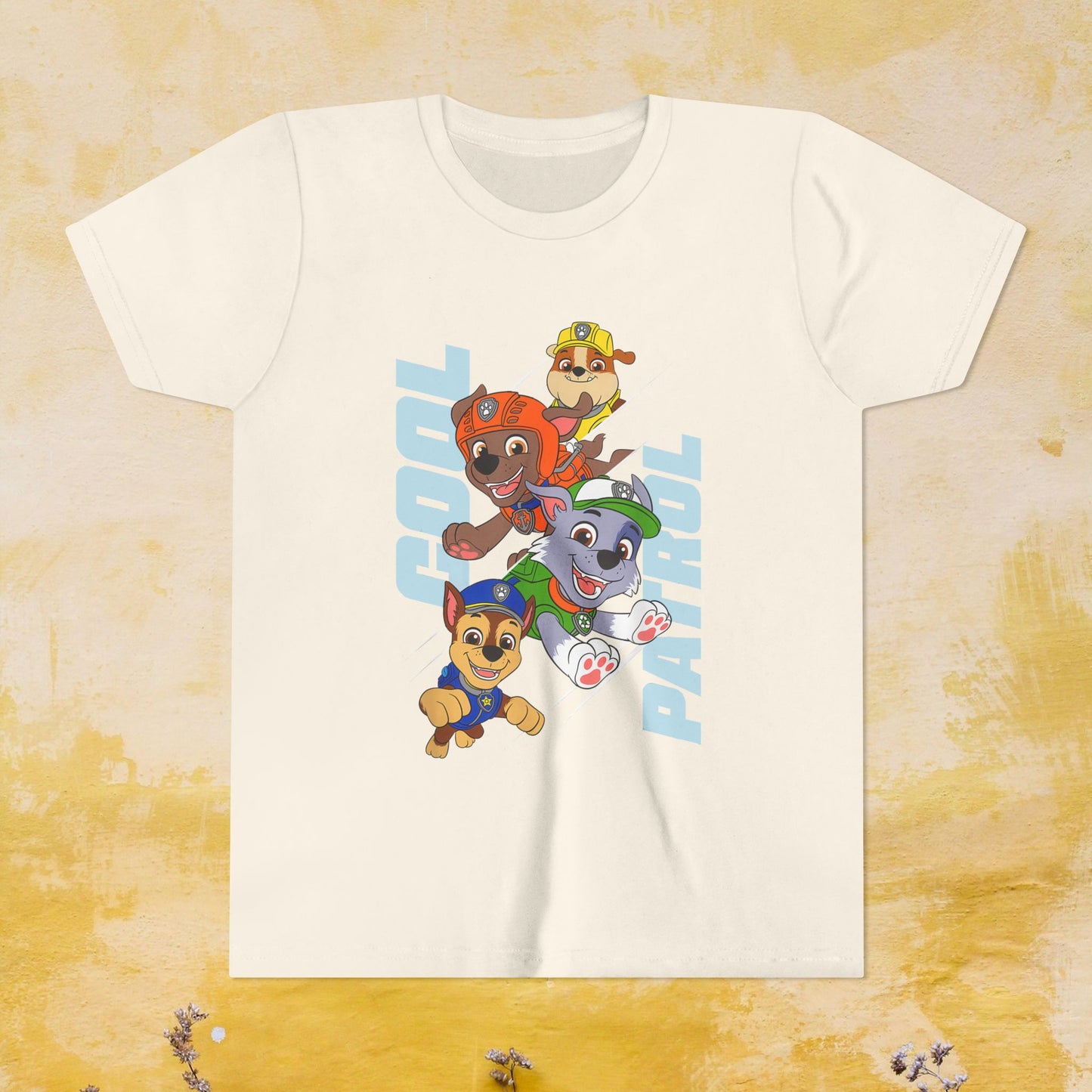 Cool Patrol - Paw Patrol T-shirt - Animation TV Series Youth Short Sleeve Tee