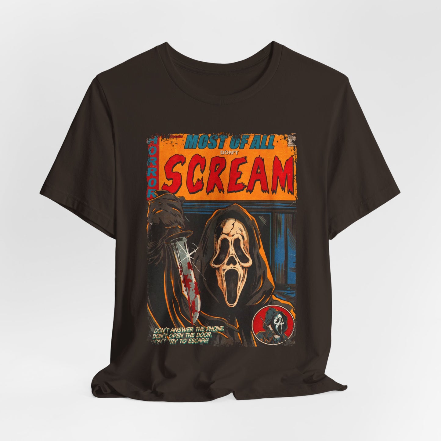 Scream Horror Movie | Unisex Graphic Short Sleeve Tee