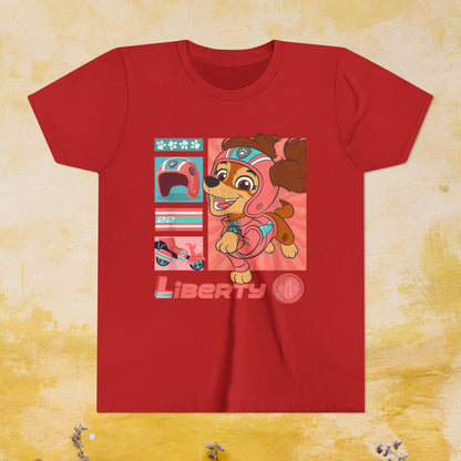 Liberty - Paw Patrol T-shirt - Animation TV Series Youth Short Sleeve Tee