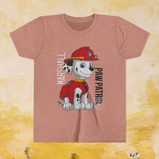 Marshall - Paw Patrol T-shirt - Animation TV Series Youth Short Sleeve Tee