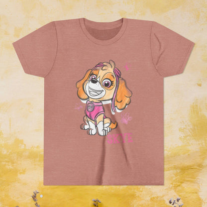 Skye - Paw Patrol T-shirt - Animation TV Series Youth Short Sleeve Tee