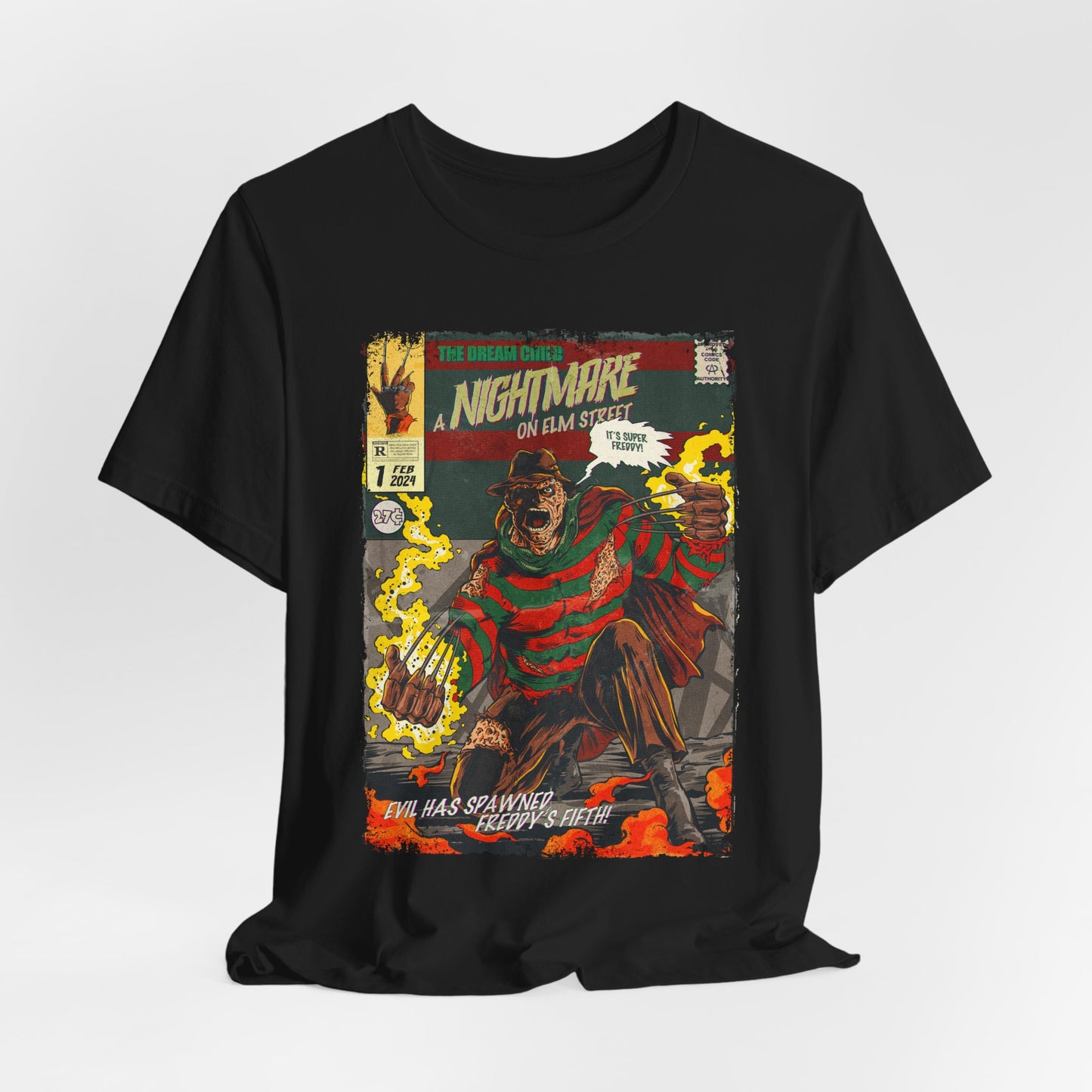 A Nightmere on Elm Street Horror Movie | Unisex Graphic Short Sleeve Tee