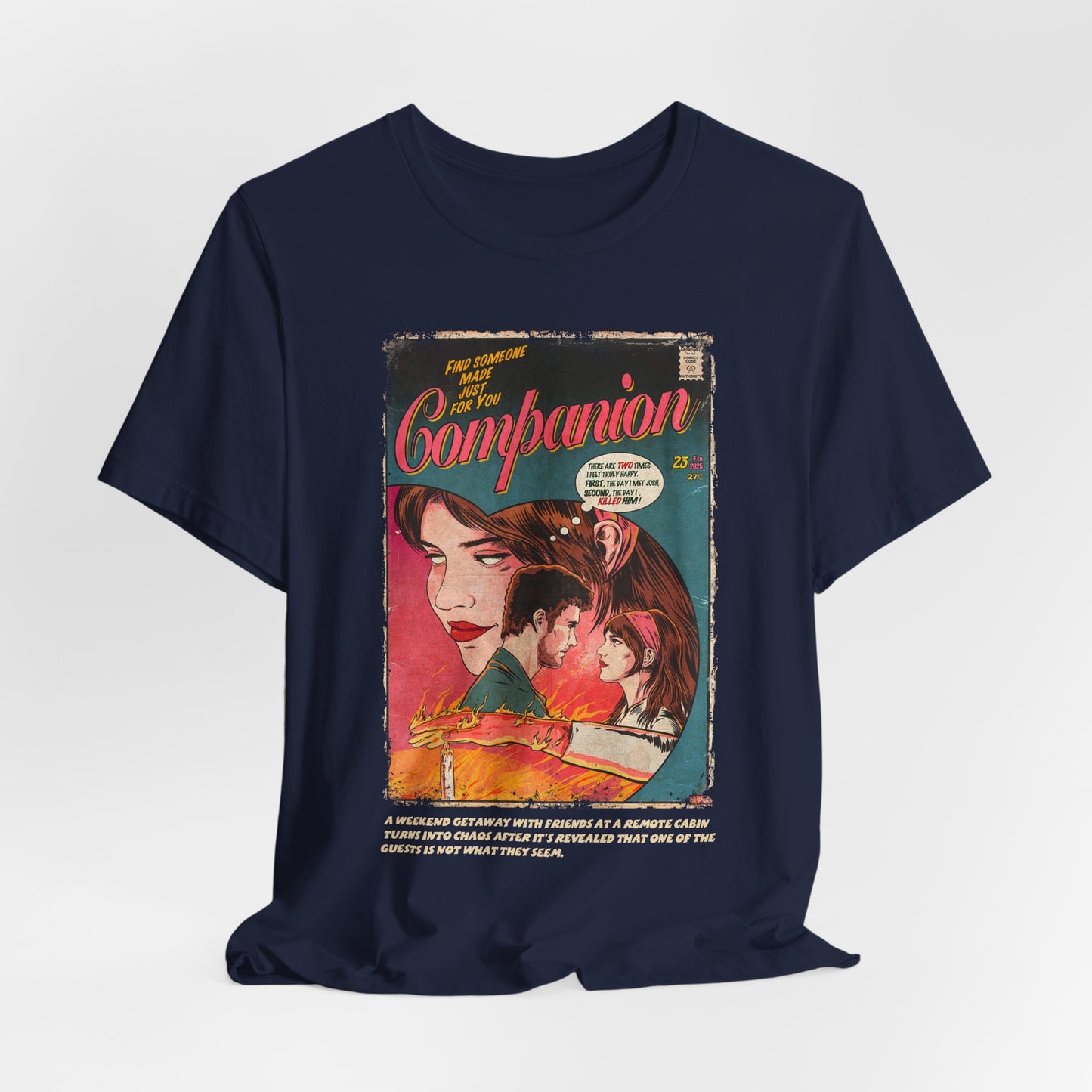 Companion Horror Movie | Unisex Graphic Short Sleeve Tee