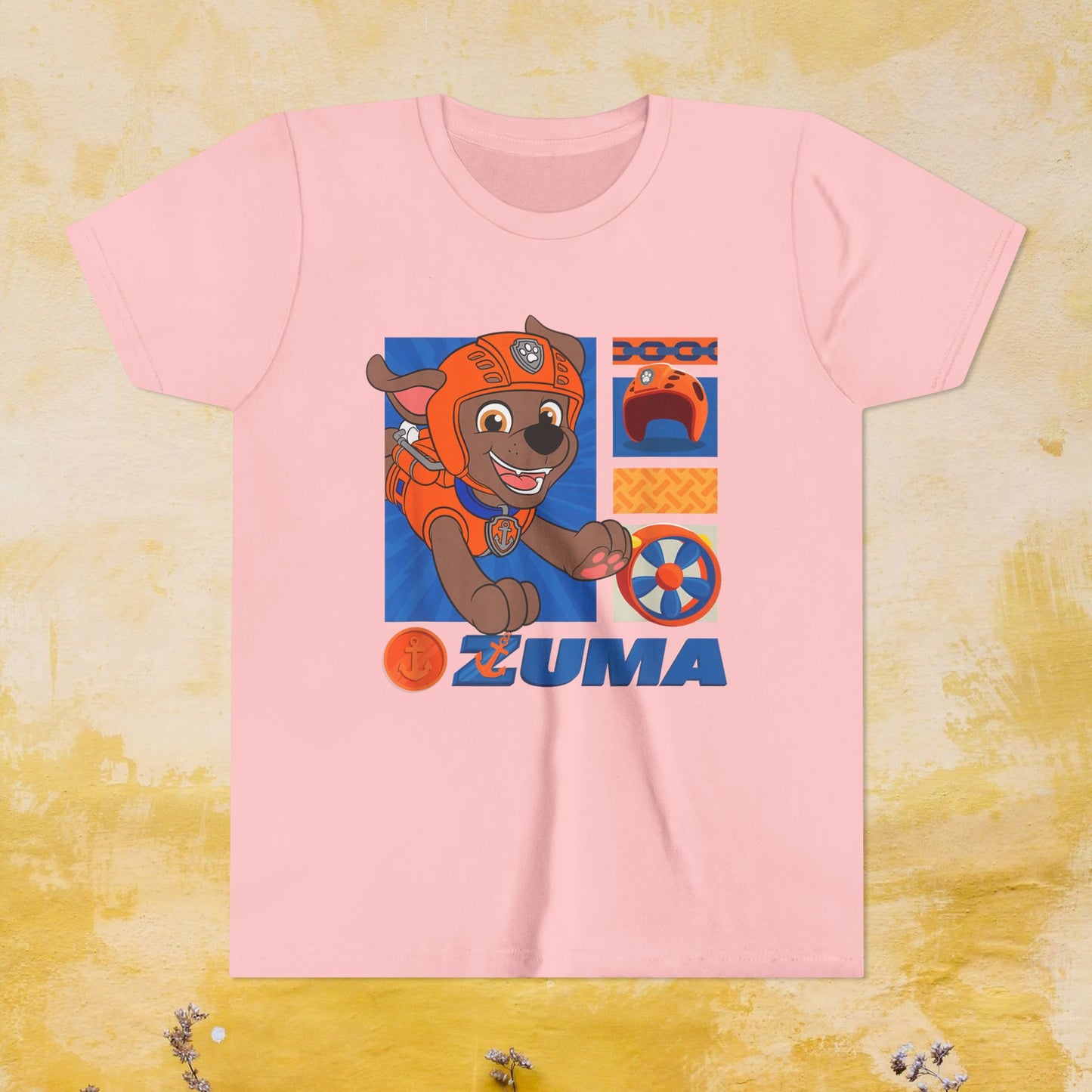 Zuma - Paw Patrol T-shirt - Animation TV Series Youth Short Sleeve Tee