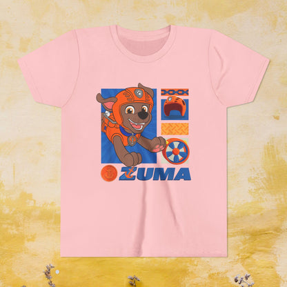 Zuma - Paw Patrol T-shirt - Animation TV Series Youth Short Sleeve Tee