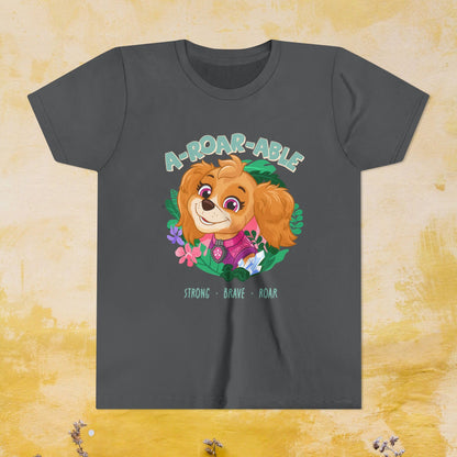 A-Roar-able - Paw Patrol: The Dino Movie T-shirt - Animation TV Series Youth Short Sleeve Tee