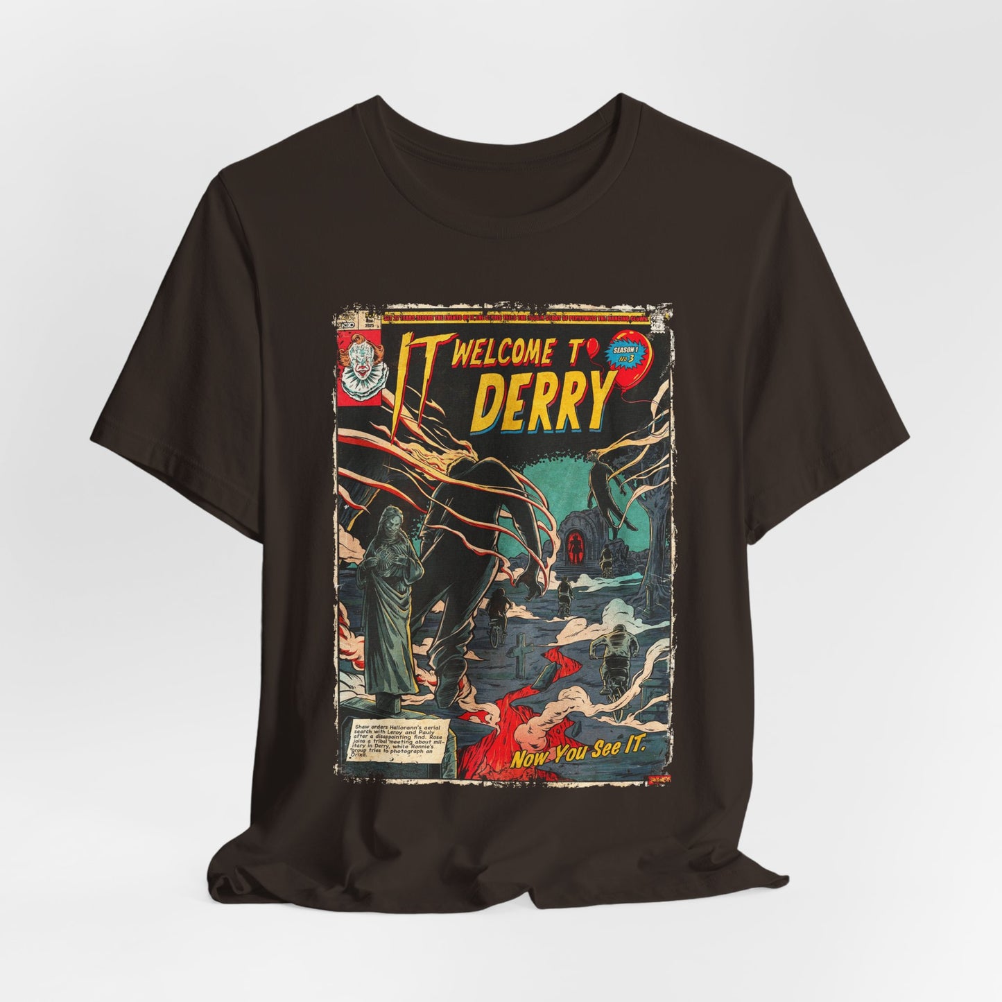 IT Welcome To Derry Horror TV Series | Unisex Graphic Short Sleeve Tee