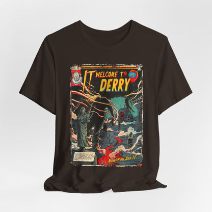 IT Welcome To Derry Horror TV Series | Unisex Graphic Short Sleeve Tee