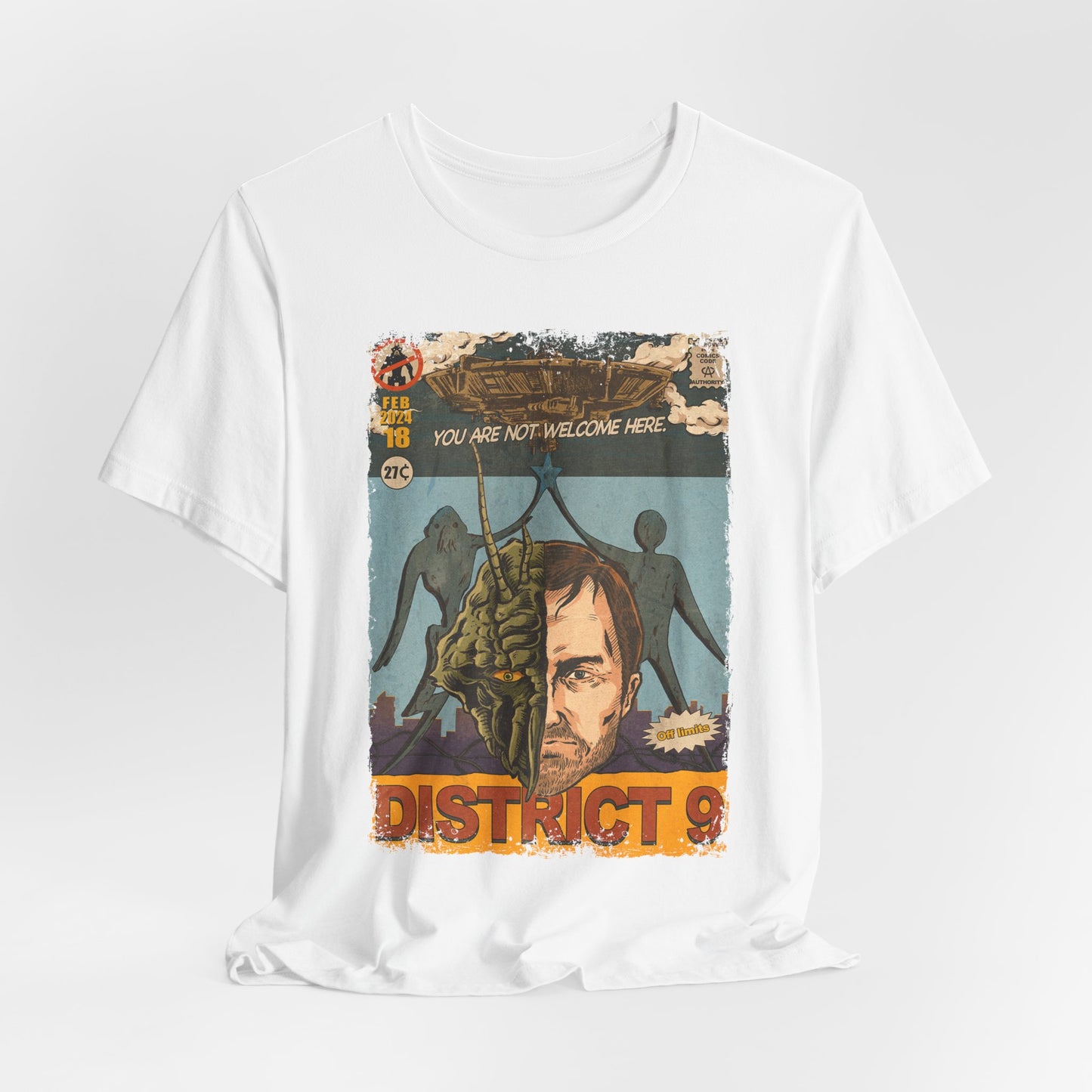 District 9 Horror Movie | Unisex Graphic Short Sleeve Tee