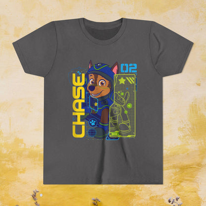 Chase - Paw Patrol T-shirt - Animation TV Series Youth Short Sleeve Tee