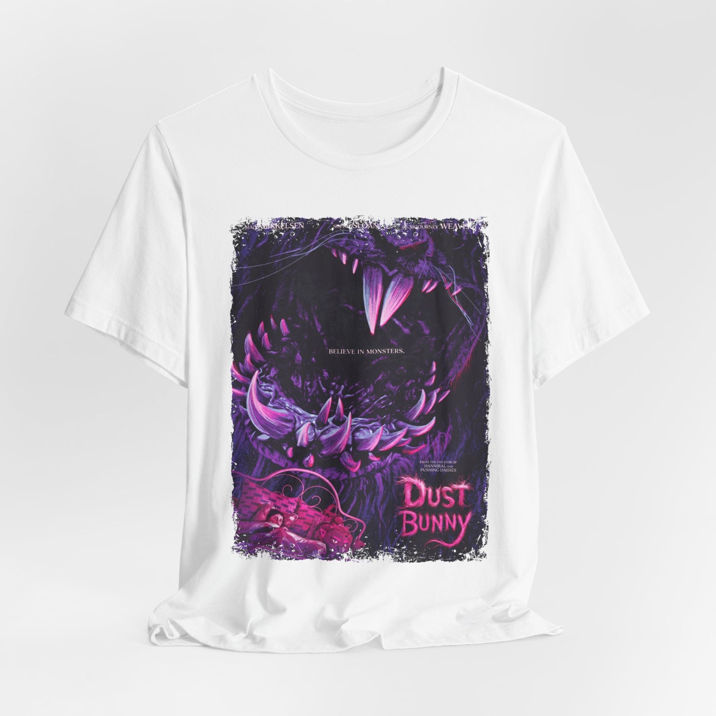 Dust Bunny Horror Movie T-Shirt | Unisex Graphic Short Sleeve Tee