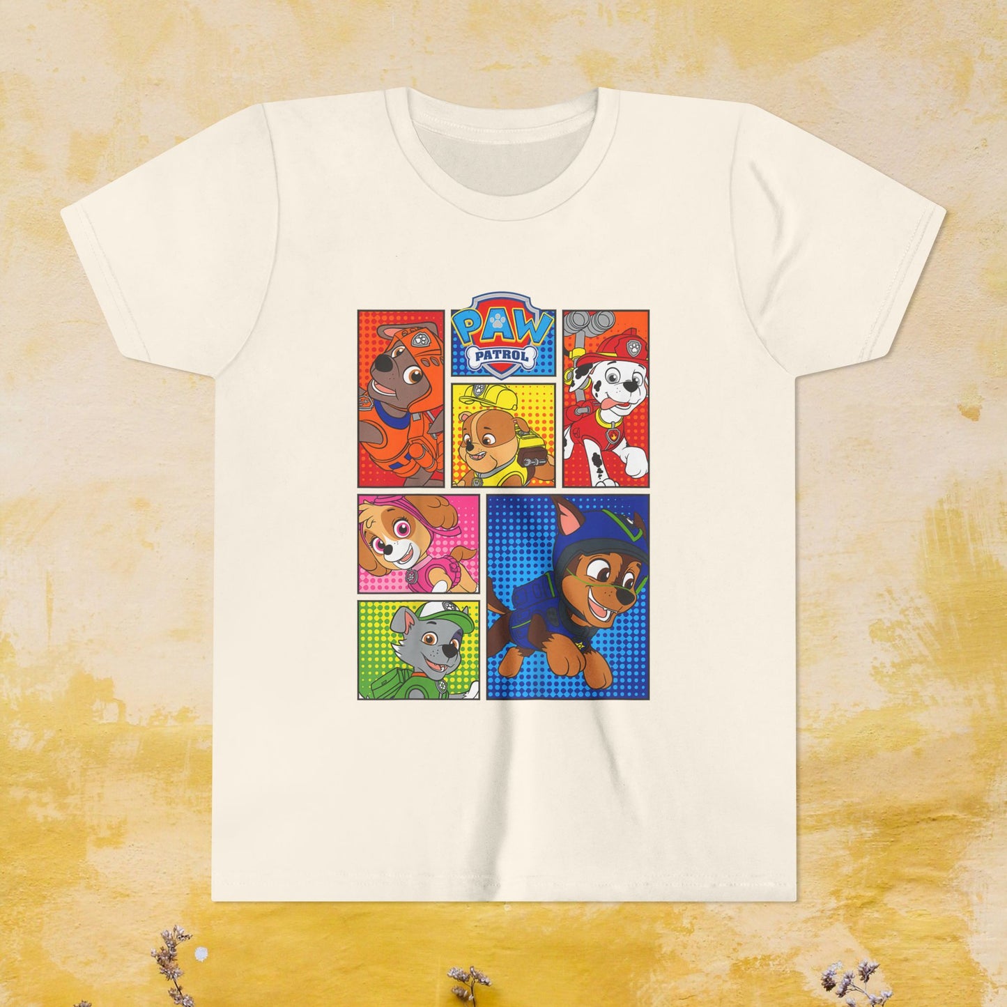 Paw Patrol T-shirt - Animation TV Series Youth Short Sleeve Tee