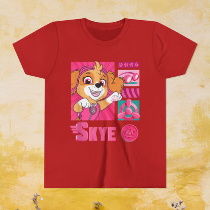 Skye - Paw Patrol T-shirt - Animation TV Series Youth Short Sleeve Tee