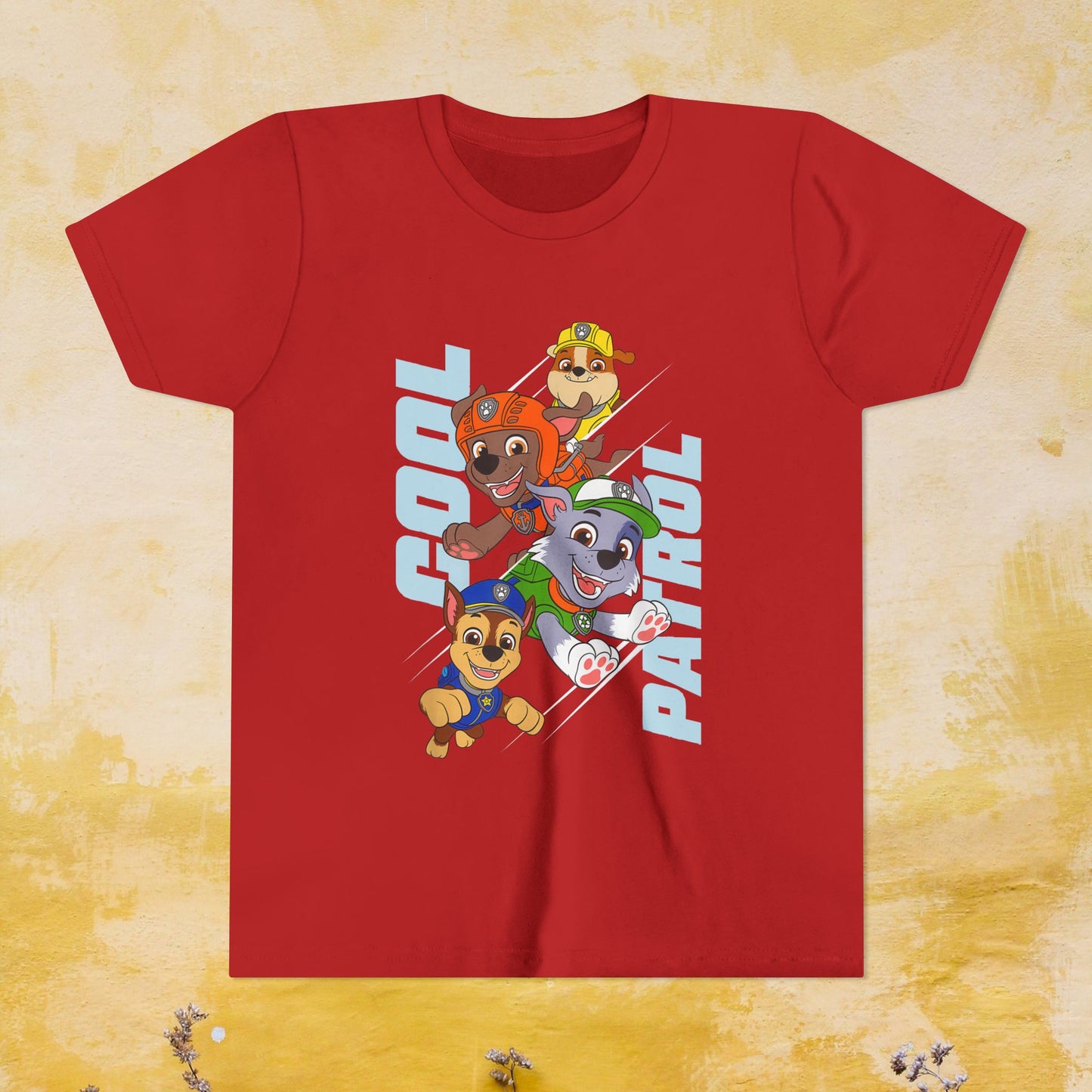 Cool Patrol - Paw Patrol T-shirt - Animation TV Series Youth Short Sleeve Tee