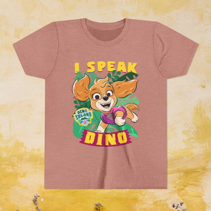 I Speak Dino - Paw Patrol: The Dino Movie T-shirt - Animation TV Series Youth Short Sleeve Tee