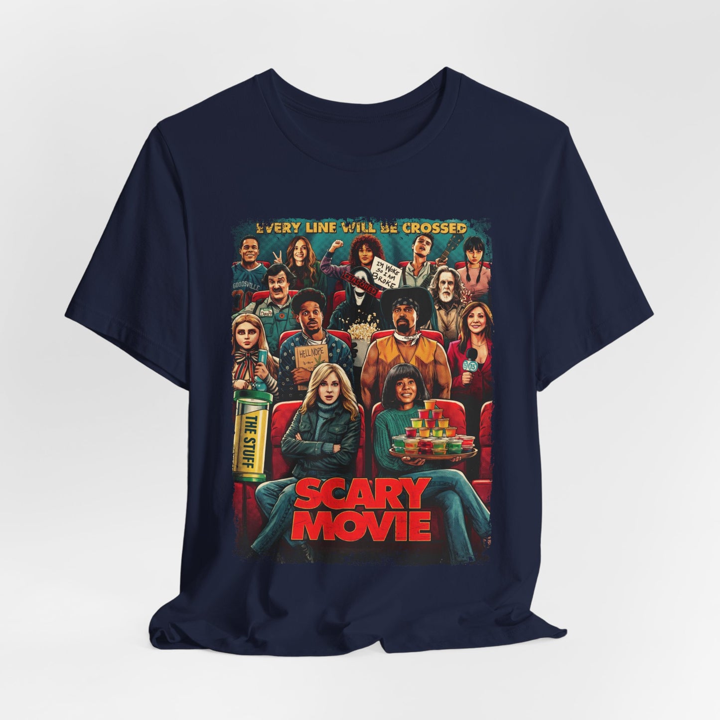 Scary Movie Horror Movies | Unisex Graphic Short Sleeve Tee