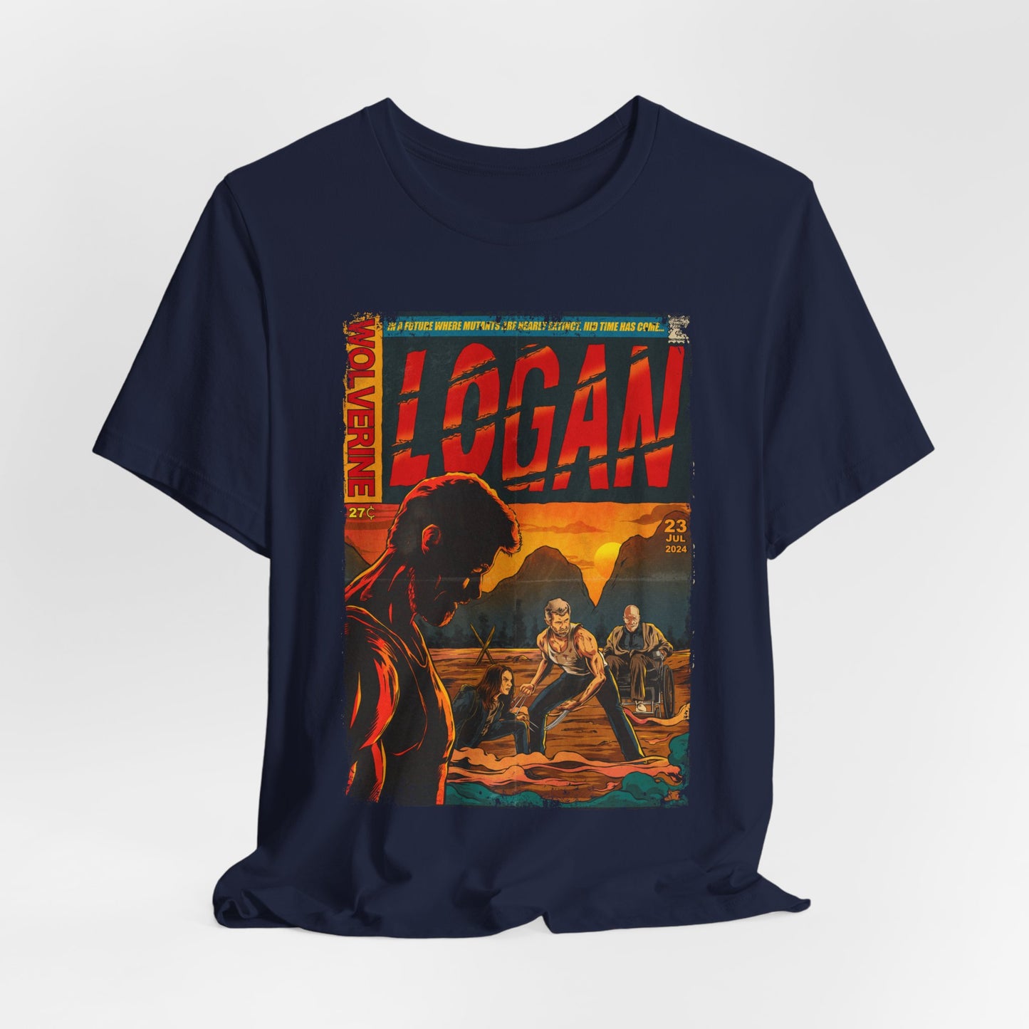 Logan X-Men Superhero Movie | Unisex Graphic Short Sleeve Tee