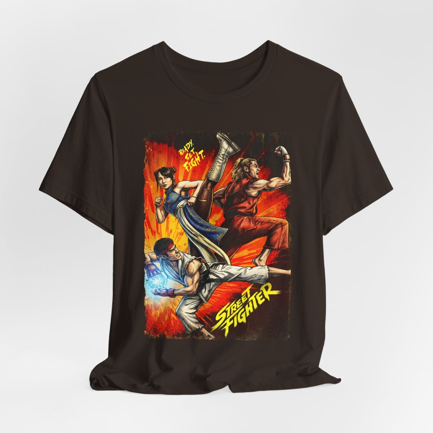 Street Fighter Action Video Game Movie | Unisex Graphic Short Sleeve Tee