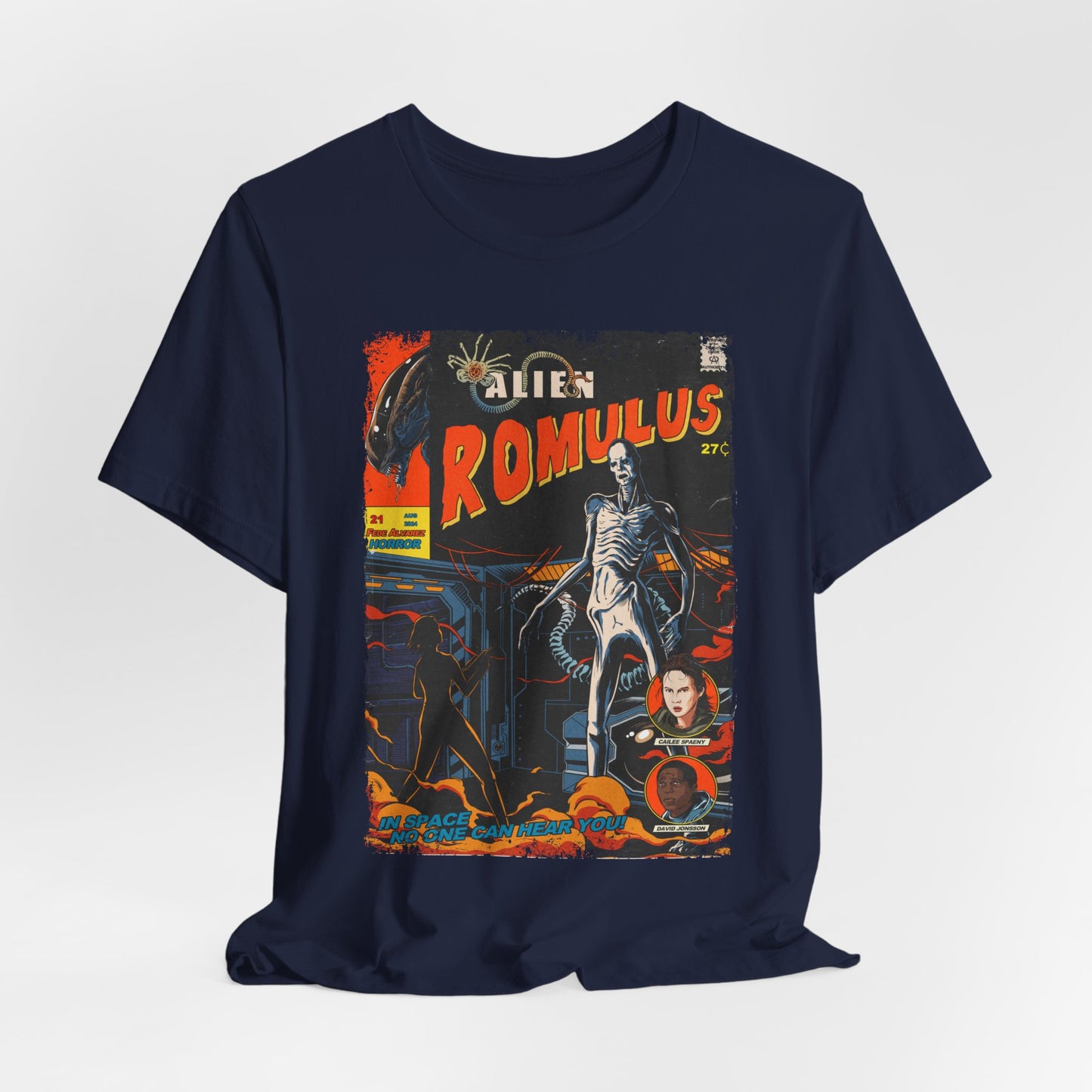 Alien Romulus Horror Sci-fi Movie | Unisex Graphic Short Sleeve Tee