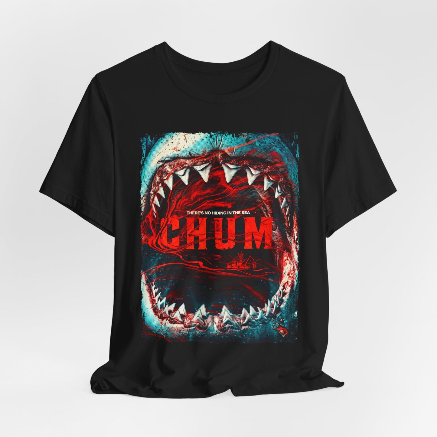 Chum Shark Movie T-Shirt | Unisex Graphic Short Sleeve Tee