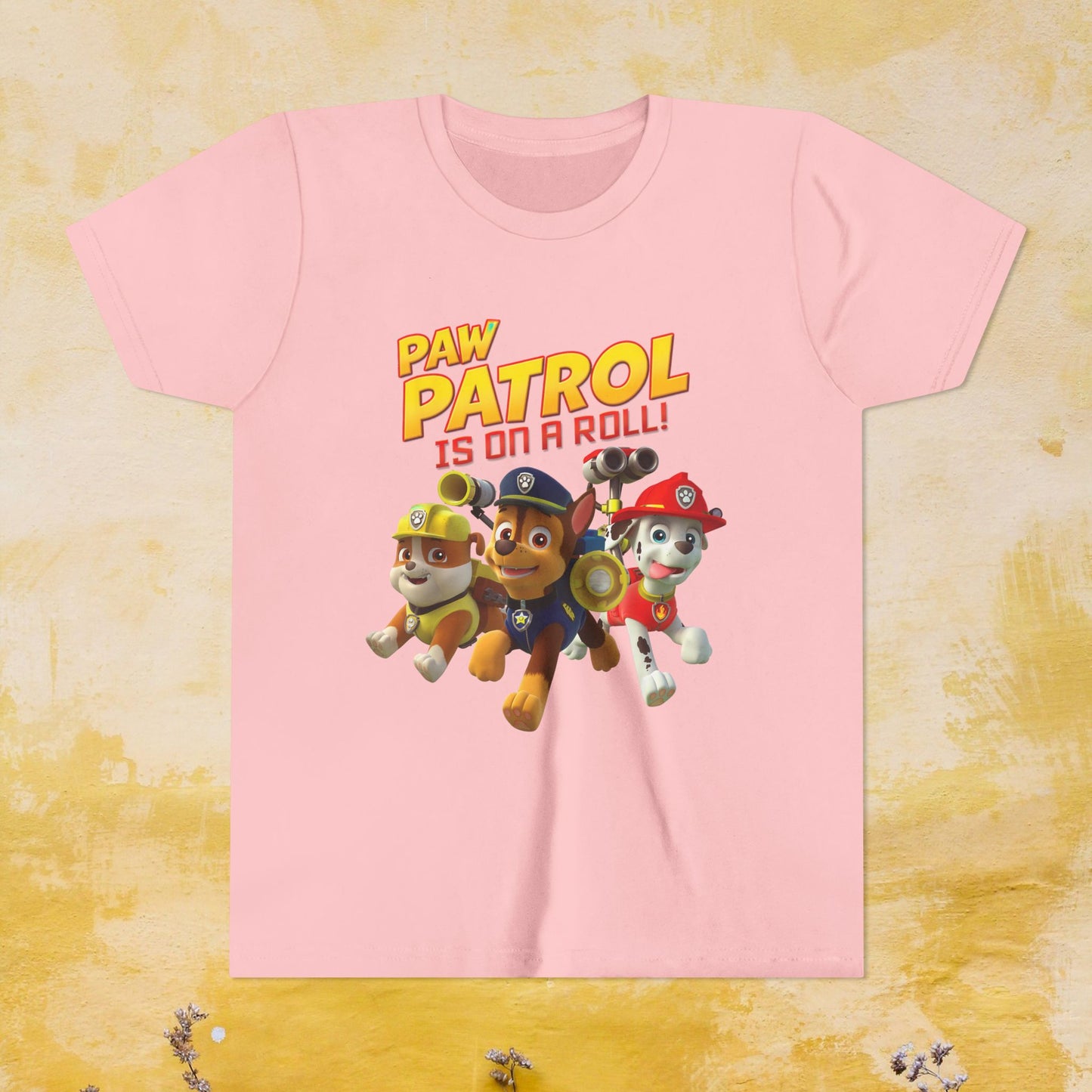 Paw Patrol is On a Roll - Paw Patrol T-shirt - Animation TV Series Youth Short Sleeve Tee