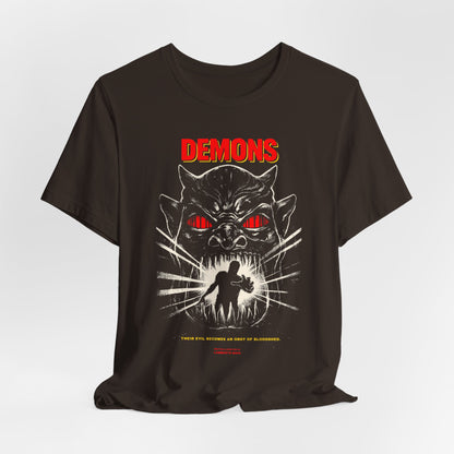 Demons Horror Movie T-Shirt | Unisex Graphic Short Sleeve Tee