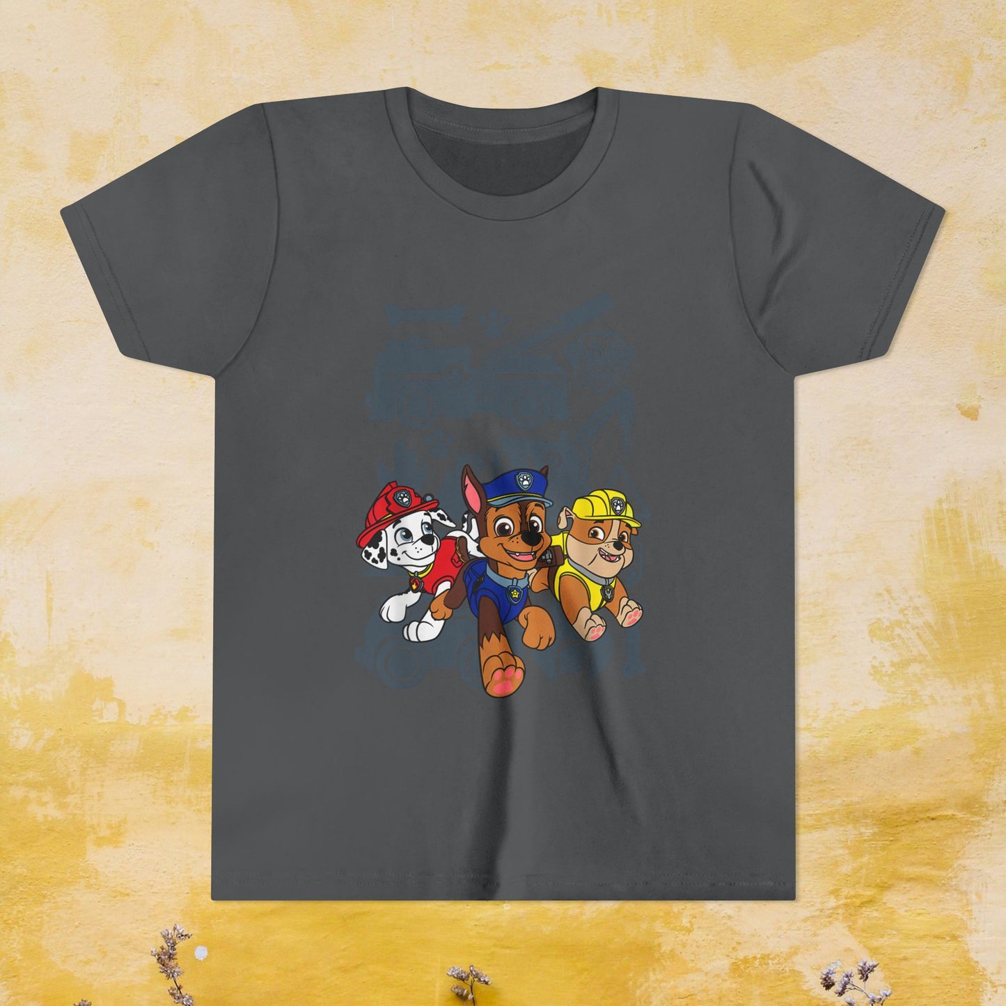 Paw Patrol T-shirt - Animation TV Series Youth Short Sleeve Tee