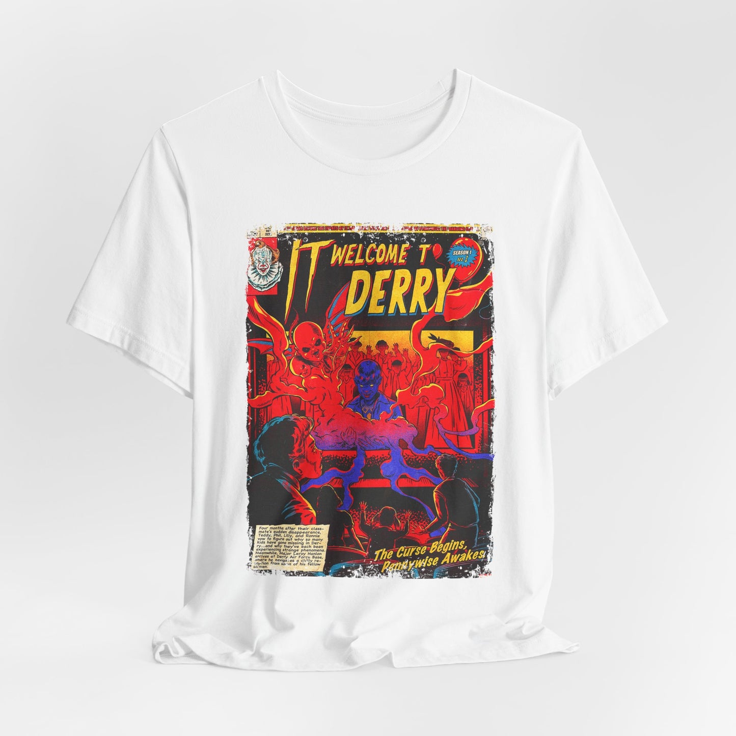 IT Welcome To Derry Horror TV Series | Unisex Graphic Short Sleeve Tee