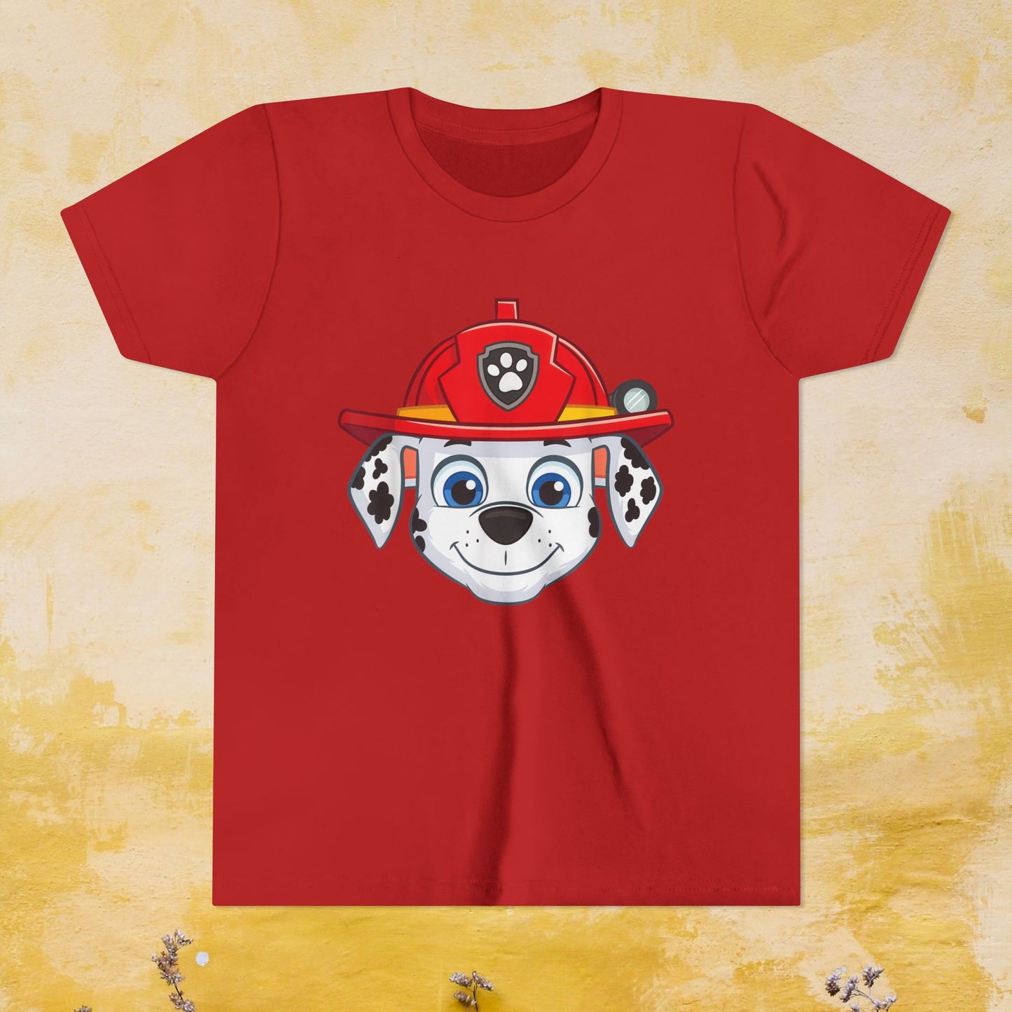 Marshall - Paw Patrol T-shirt - Animation TV Series Youth Short Sleeve Tee