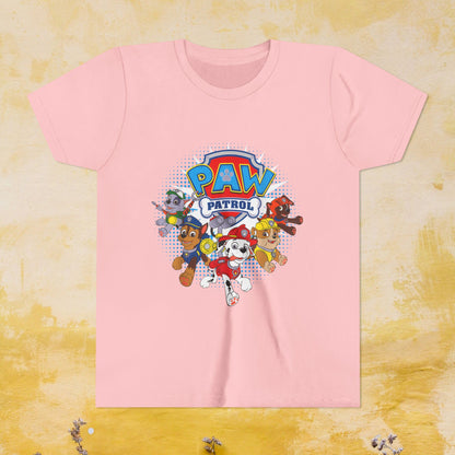 Paw Patrol T-shirt - Animation TV Series Youth Short Sleeve Tee