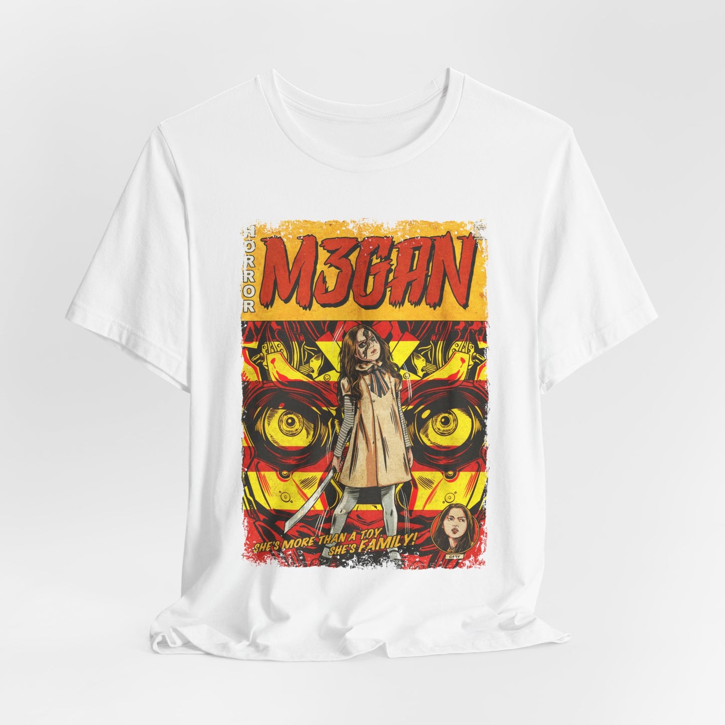 M3gan Horror Movie | Unisex Graphic Short Sleeve Tee