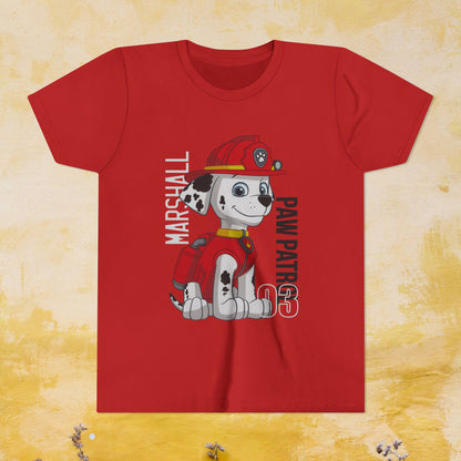 Marshall - Paw Patrol T-shirt - Animation TV Series Youth Short Sleeve Tee