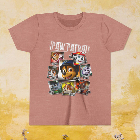 Paw Patrol T-shirt - Animation TV Series Youth Short Sleeve Tee