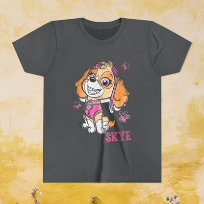 Skye - Paw Patrol T-shirt - Animation TV Series Youth Short Sleeve Tee