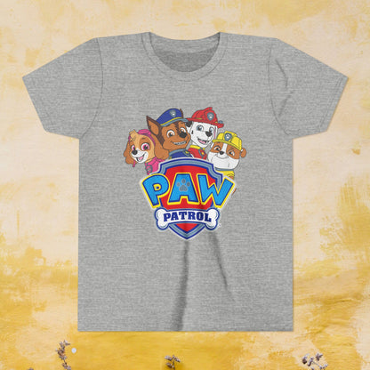 Paw Patrol T-shirt - Animation TV Series Youth Short Sleeve Tee
