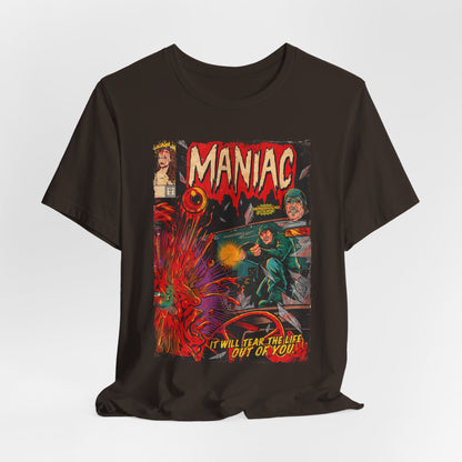 Maniac Horror Movie | Unisex Graphic Short Sleeve Tee