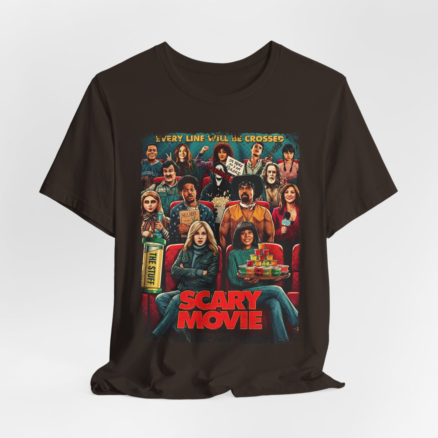 Scary Movie Horror Movies | Unisex Graphic Short Sleeve Tee