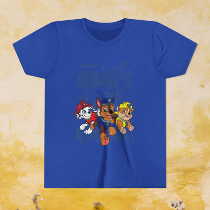 Paw Patrol T-shirt - Animation TV Series Youth Short Sleeve Tee