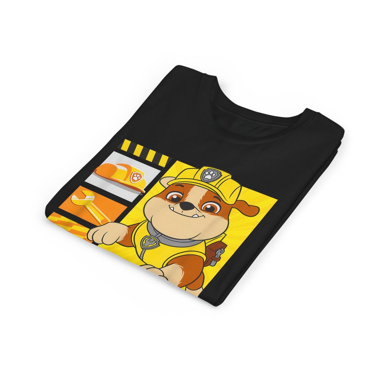 Rubble - Paw Patrol T-shirt - Animation TV Series Youth Short Sleeve Tee
