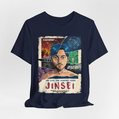 Jinsei Anime Movie | Unisex Graphic Short Sleeve Tee