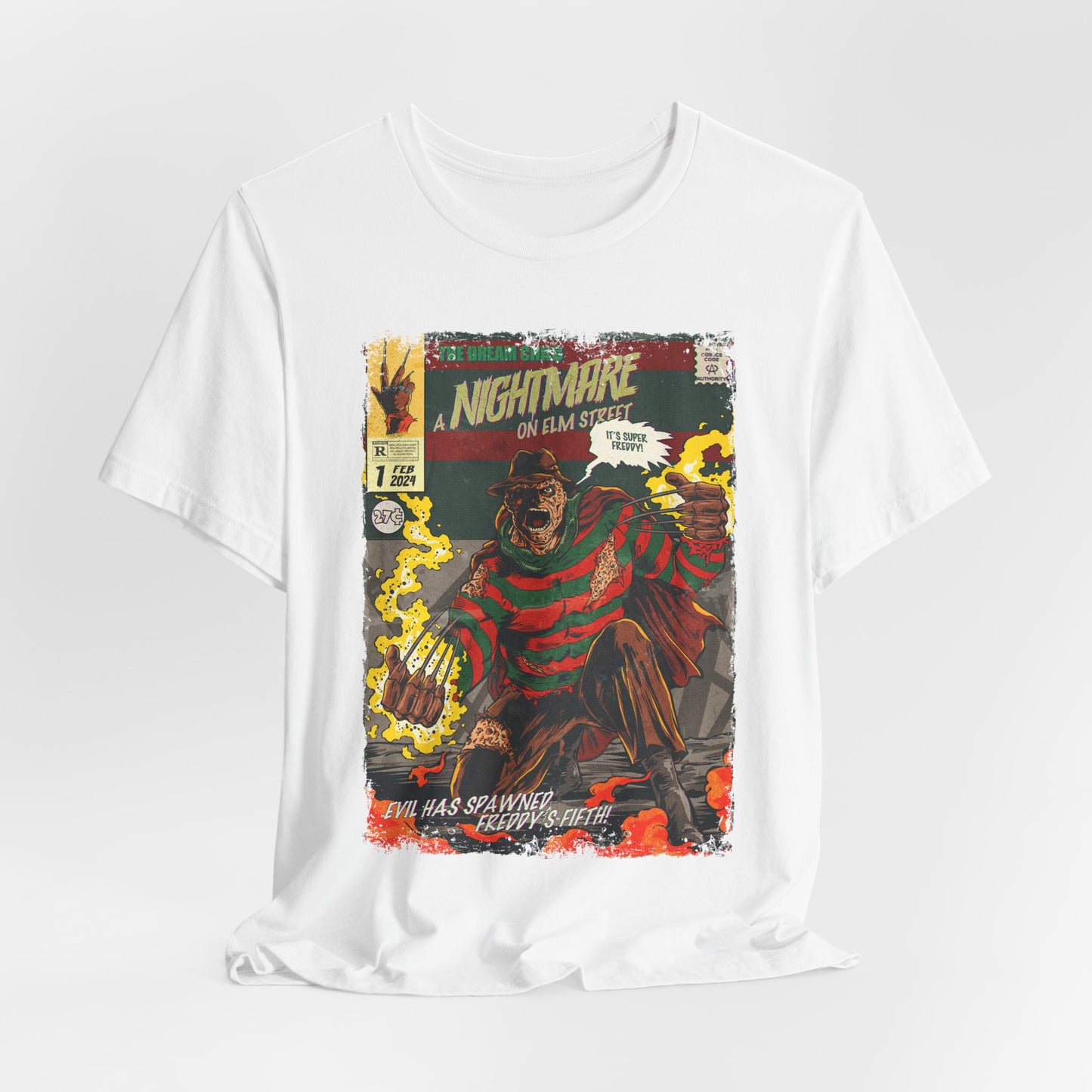 A Nightmere on Elm Street Horror Movie | Unisex Graphic Short Sleeve Tee