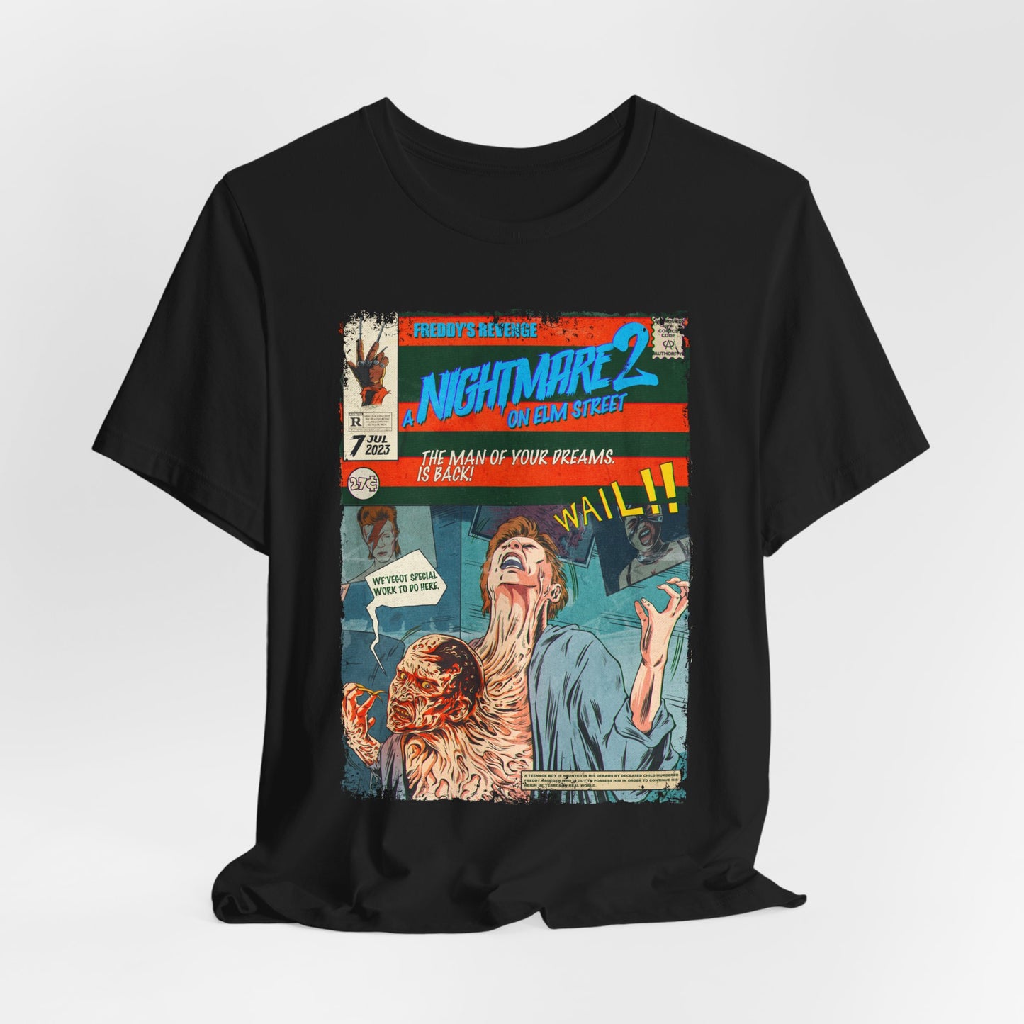 A Nightmere on Elm Street Horror Movie | Unisex Graphic Short Sleeve Tee