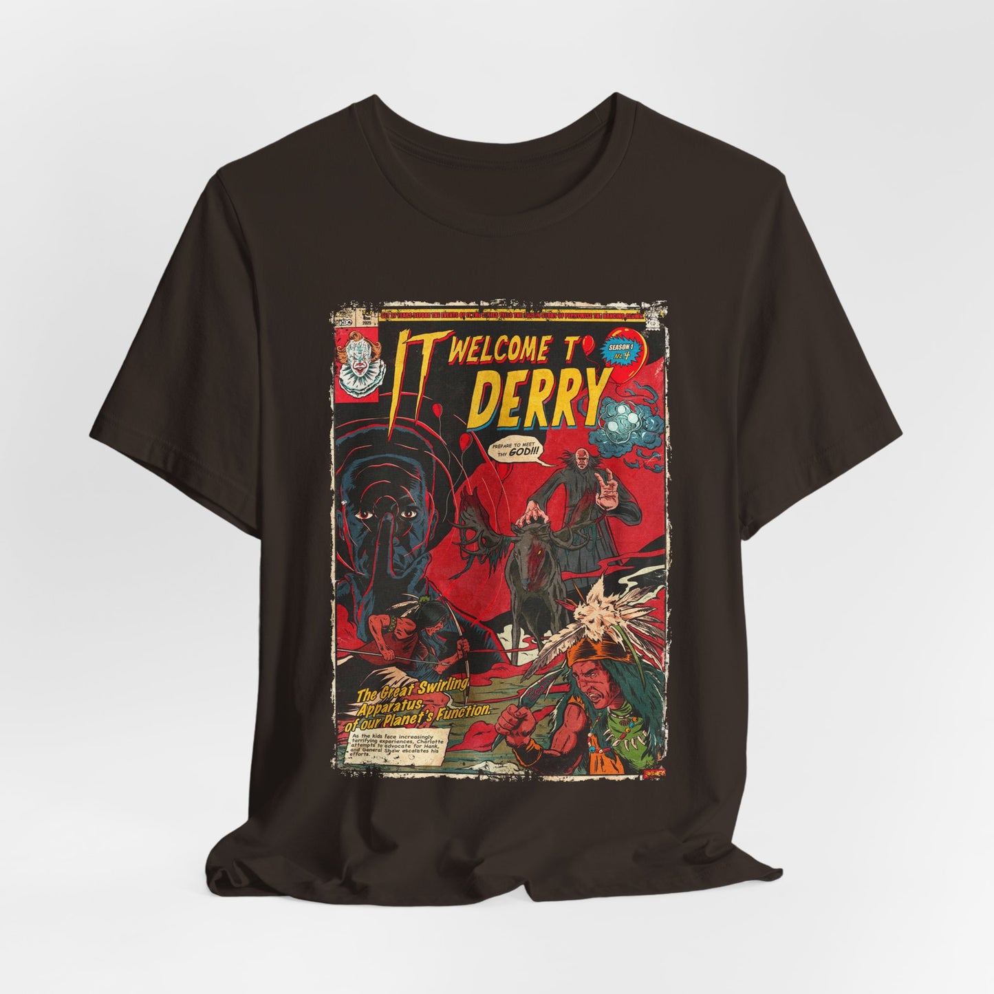 IT Welcome To Derry Horror TV Series | Unisex Graphic Short Sleeve Tee