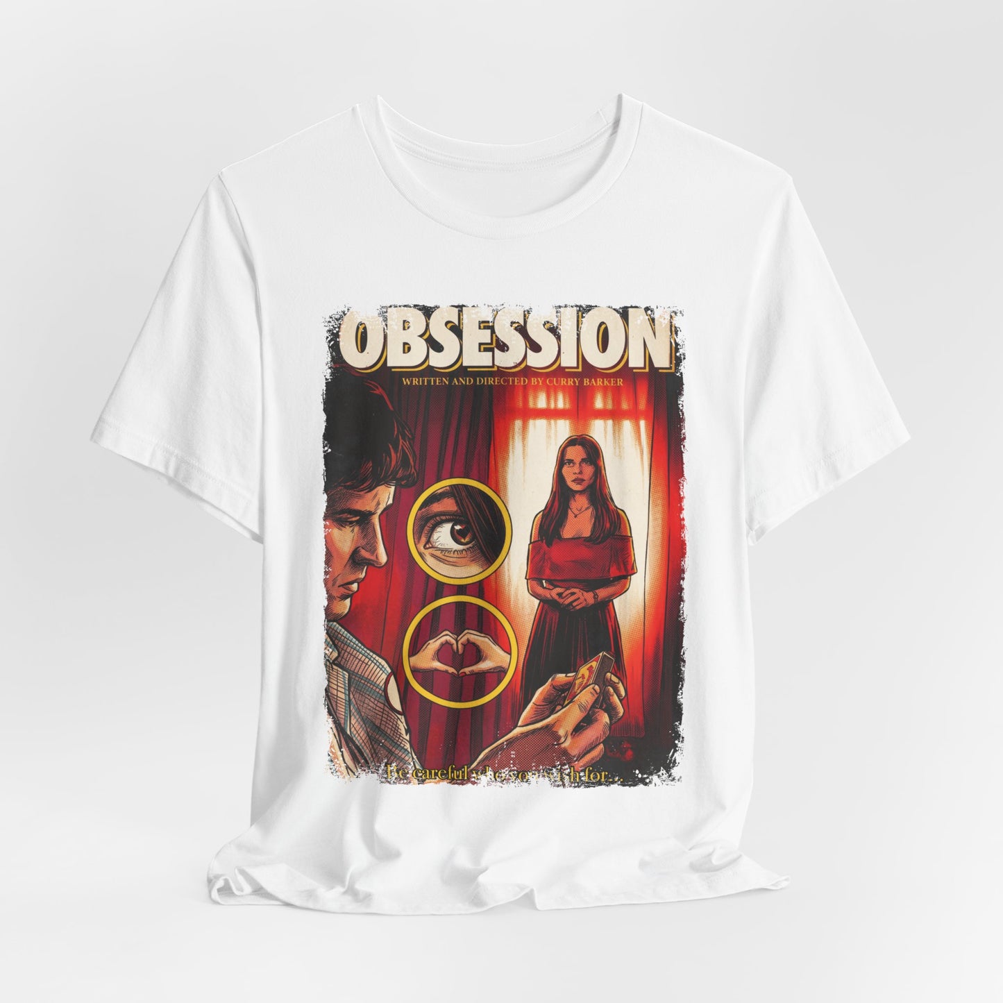 Obsession Horror Movie T-Shirt | Unisex Graphic Short Sleeve Tee
