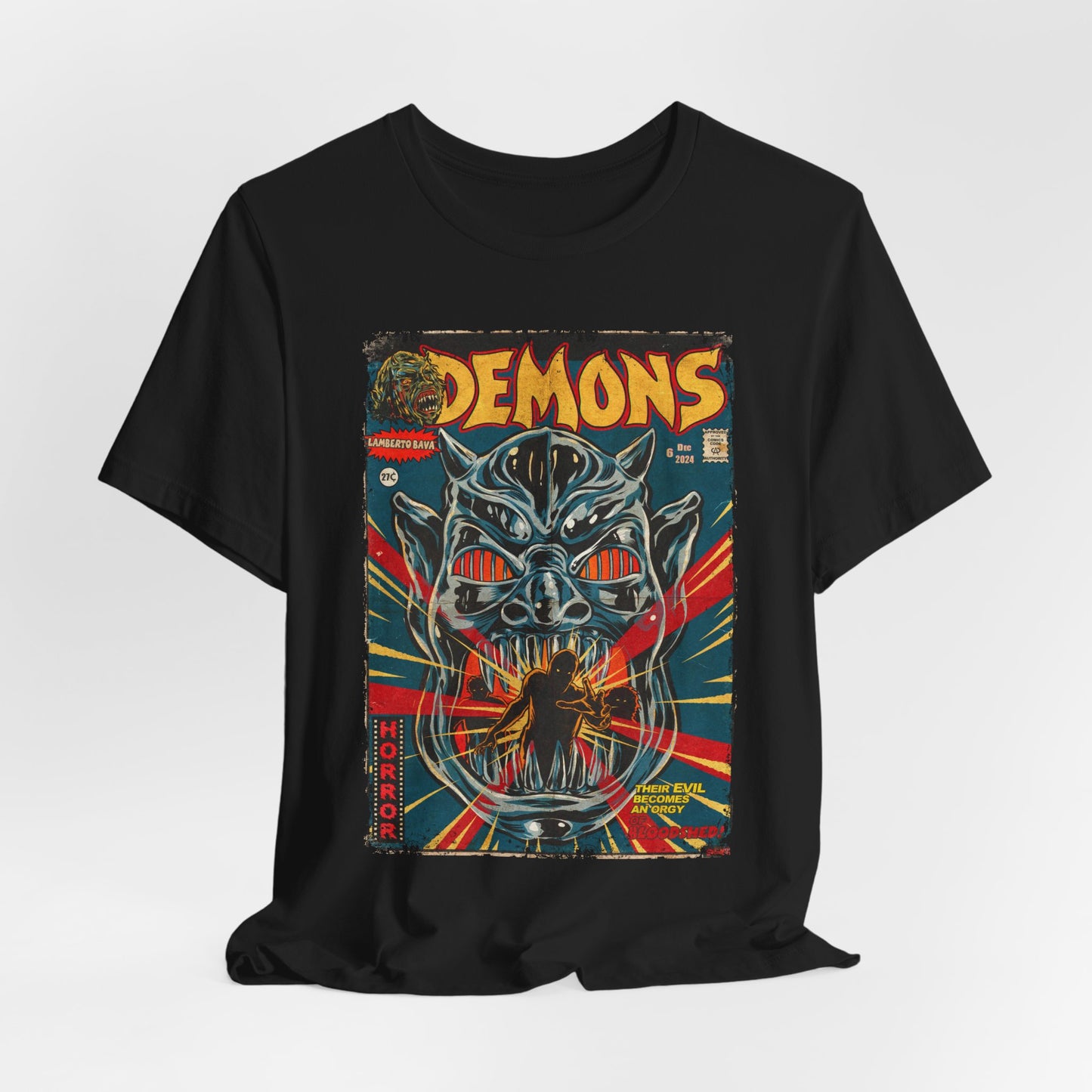 Demons Horror Movie | Unisex Graphic Short Sleeve Tee