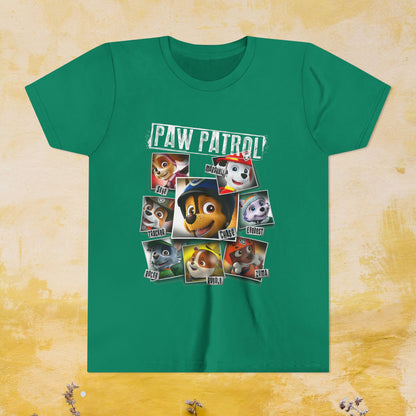 Paw Patrol T-shirt - Animation TV Series Youth Short Sleeve Tee