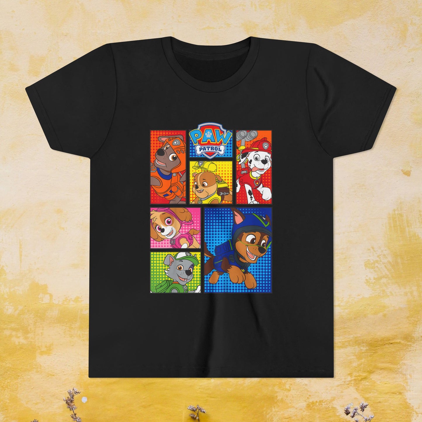 Paw Patrol T-shirt - Animation TV Series Youth Short Sleeve Tee