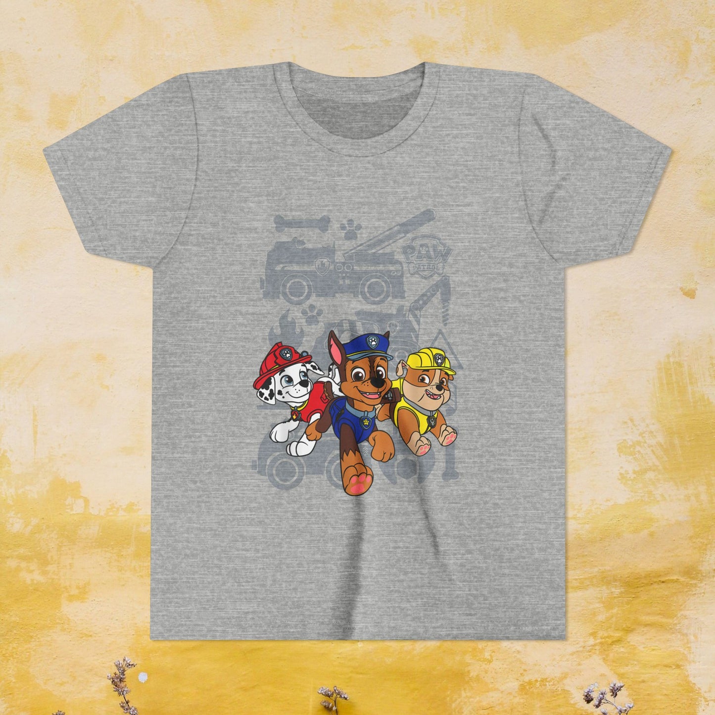 Paw Patrol T-shirt - Animation TV Series Youth Short Sleeve Tee