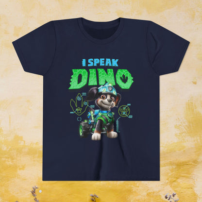 I Speak Dino - Paw Patrol: The Dino Movie T-shirt - Animation TV Series Youth Short Sleeve Tee